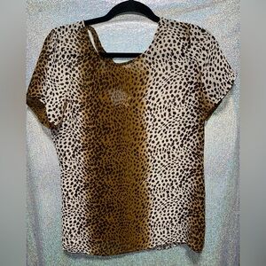 Leopard Print Women's Top